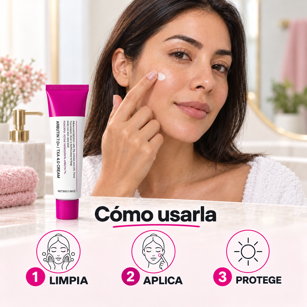Suaviza® crema Antimanchas Iluminadora | Arbutina + Ácido Tranexámico